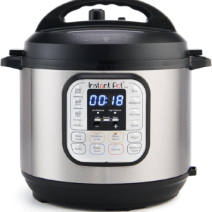 instant pot duo 7 in 1 electric pressure cooker, slow cooker, rice, steamer, sauté, yogurt maker, warmer & sterilizer, includes app with over 800 recipes, stainless steel, 6 quart