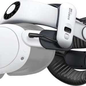 bobovr s3 pro battery strap accessories,head air cooling system and 10000mah hot swappable battery pack,compatible with meta quest 3/quest 3s